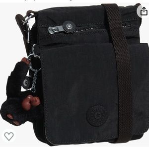 Kipling Women's New Eldorado Minibag, Lightweight Crossbody, Nylon black bag